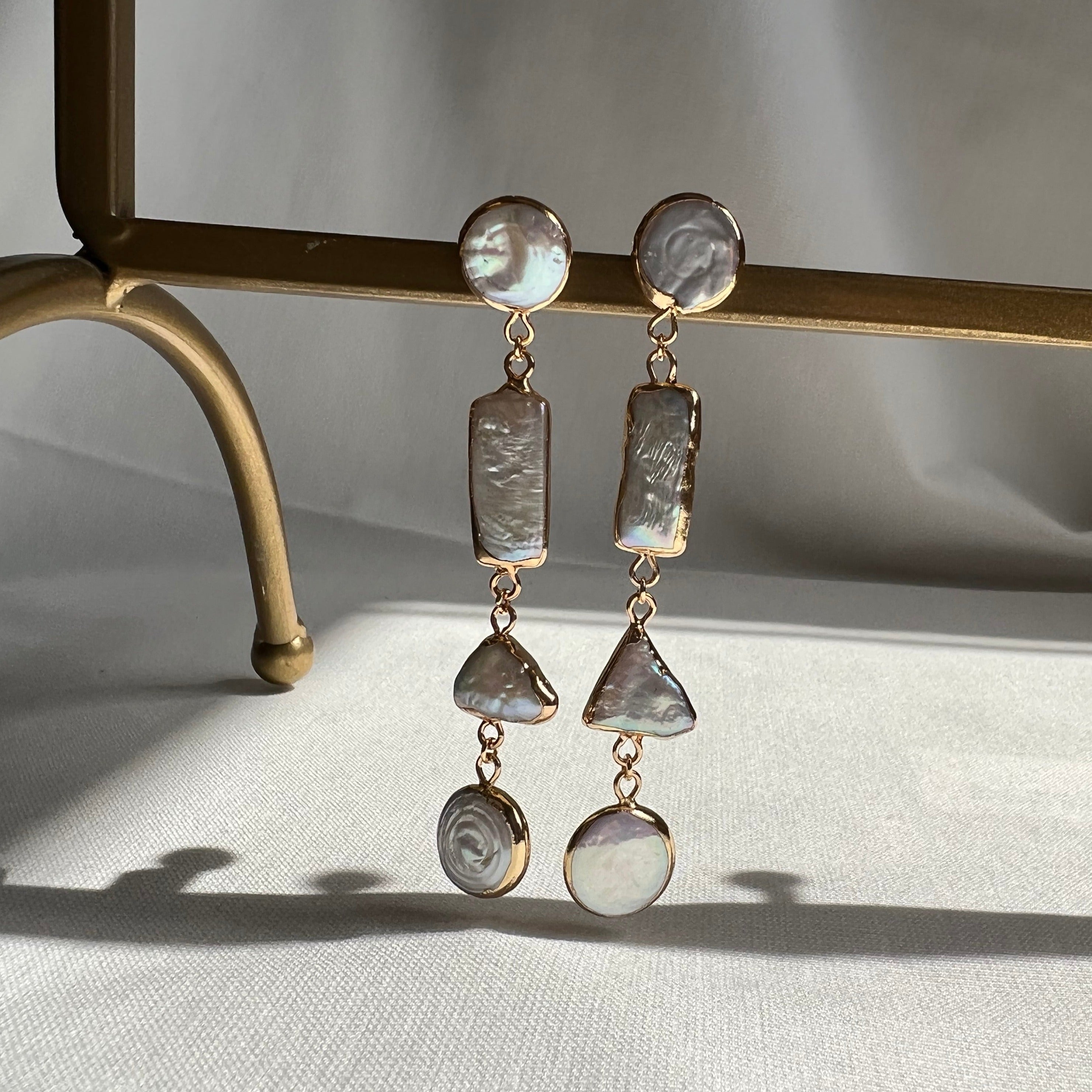 Tatiana Pearl Drop Earring Earrings Sahira Jewelry Design