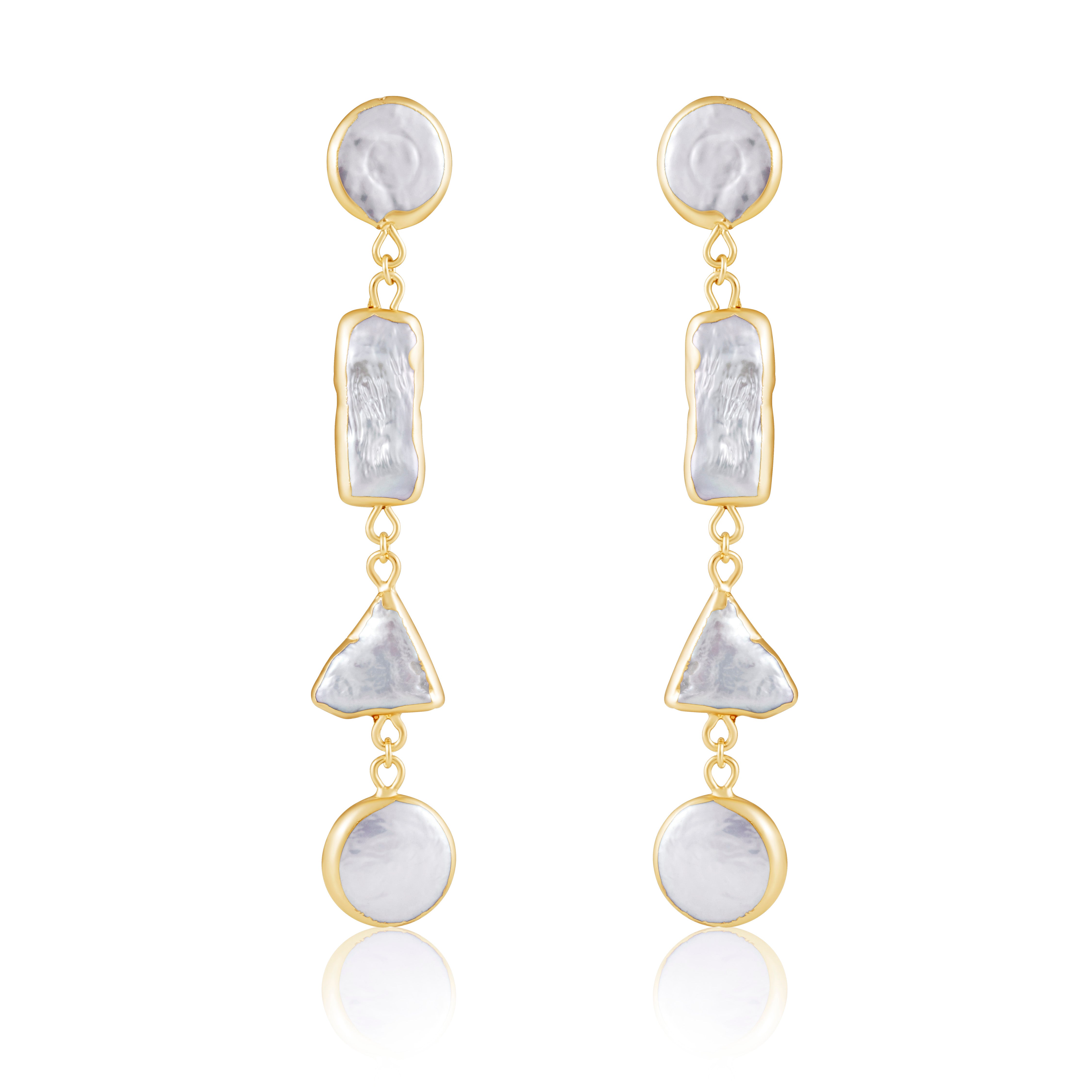 Tatiana Pearl Drop Earring Earrings Sahira Jewelry Design