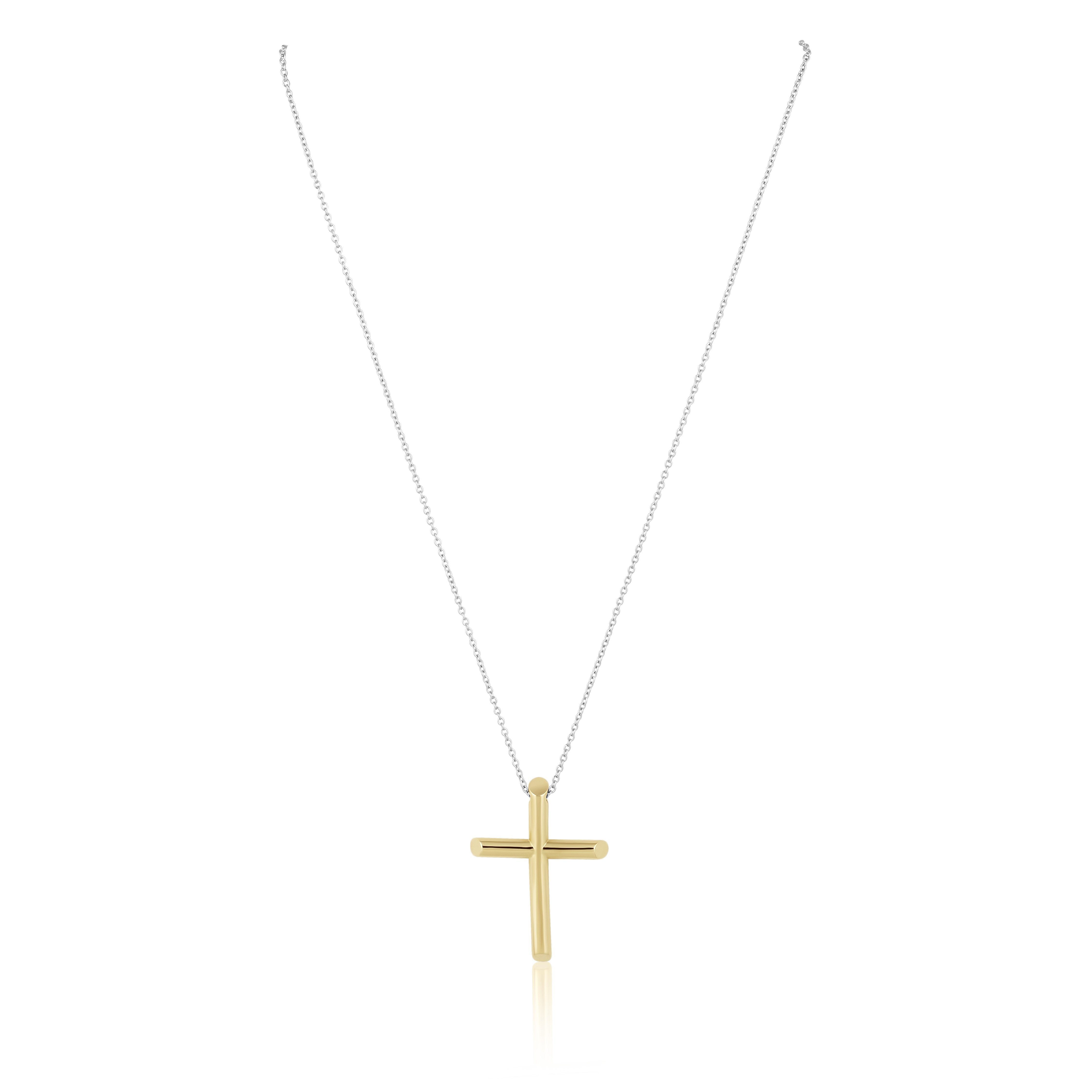 Two Tone Cross - PREORDER Sahira Jewelry Design