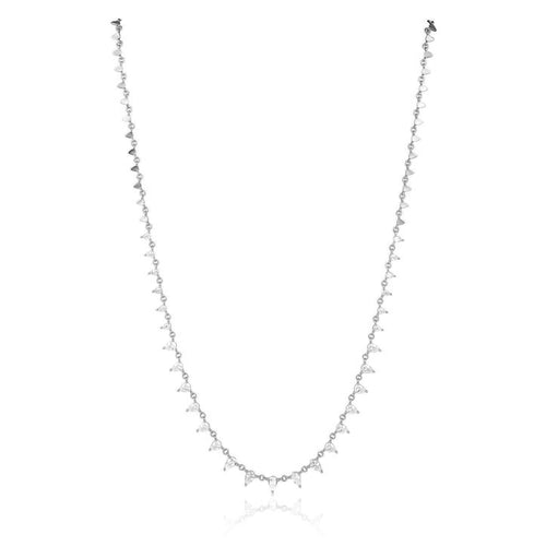 Vienna Cz Necklace Necklaces Sahira Jewelry Design Silver 