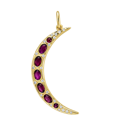 Ruby Moon Charm