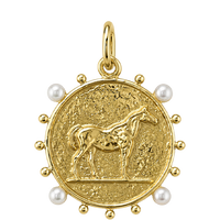Mini Pearl Horse Coin