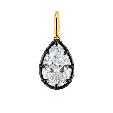 Georgian Bezel Pear Cut Charm