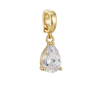 Pear Cut Charm - Gold