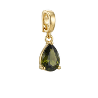 Pear Cut Charm Peridot