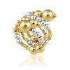 Bead Wrap Ring Two-Tone