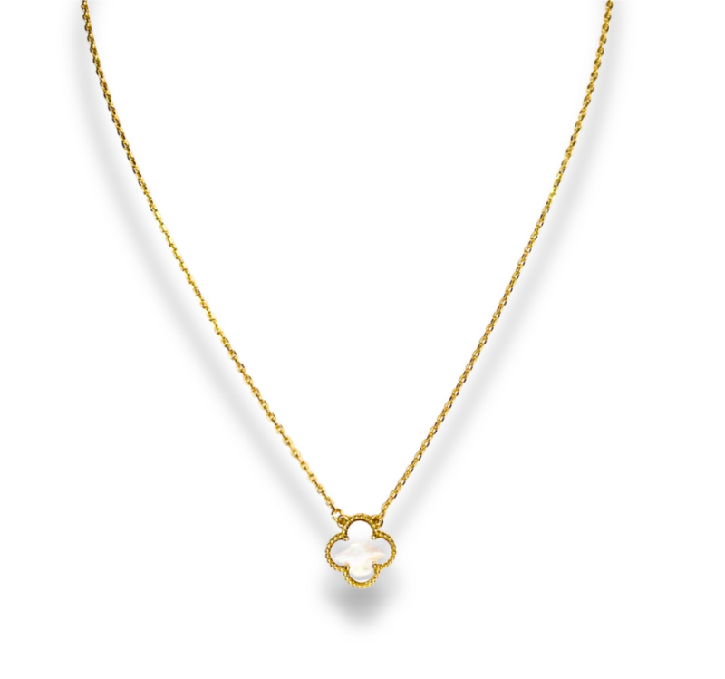 Holly Clover MOP Necklace