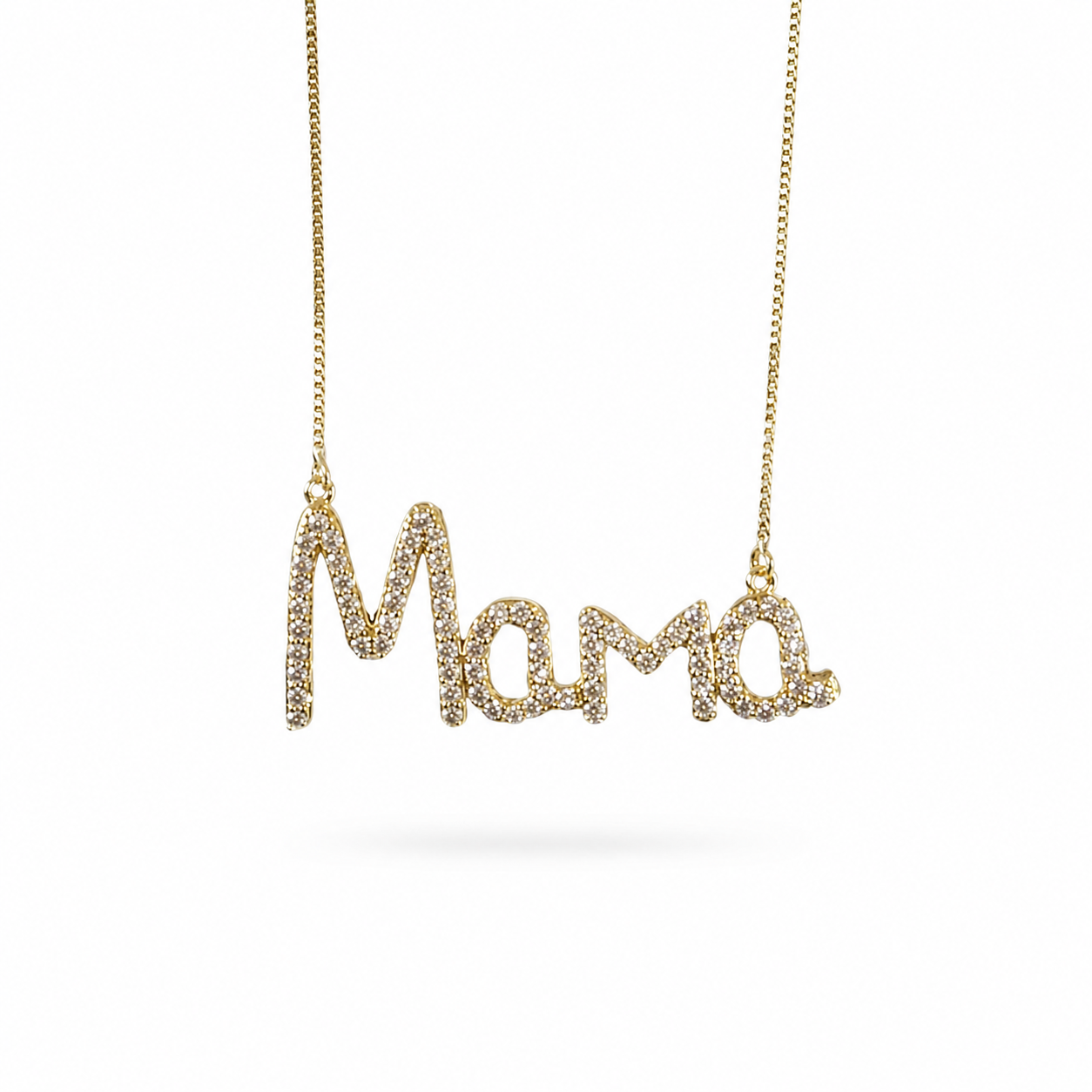 Mama Pave Necklace