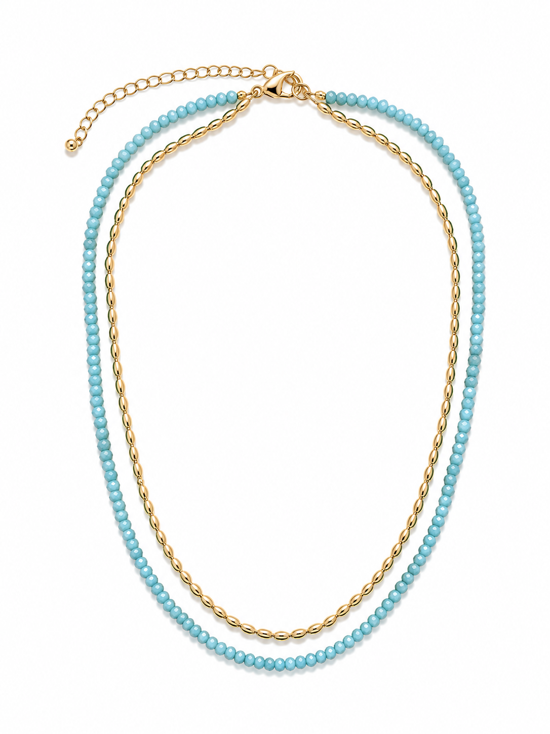 Turquoise Double Stack Necklace