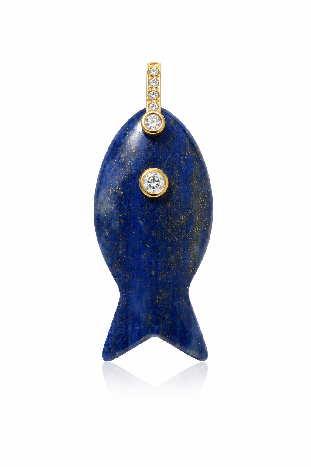 Nori Lapis Lazuli Fish Charm