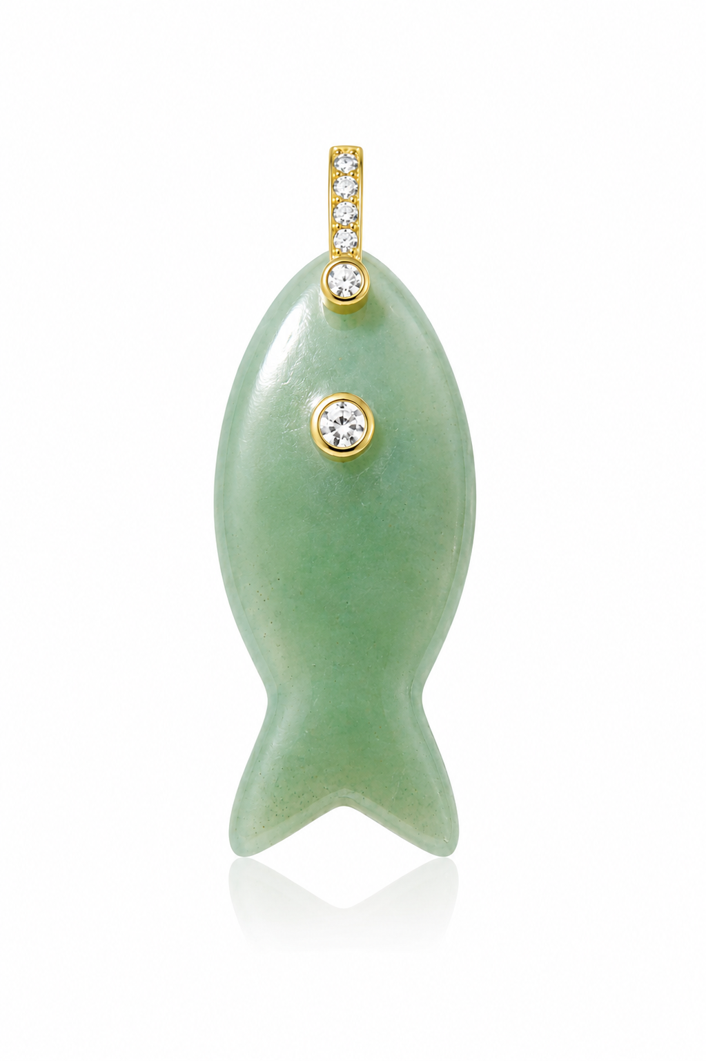 Nori Aventurine Fish Charm