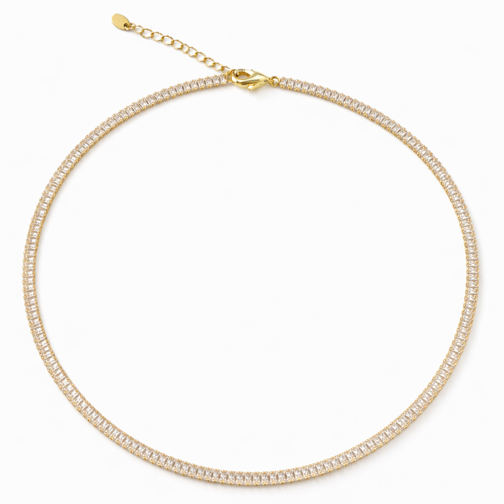 Sheila Tennis Necklace