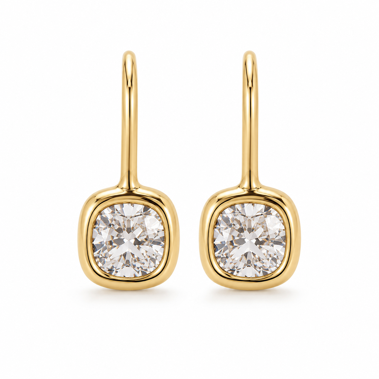 Sloane Bezel Earrings