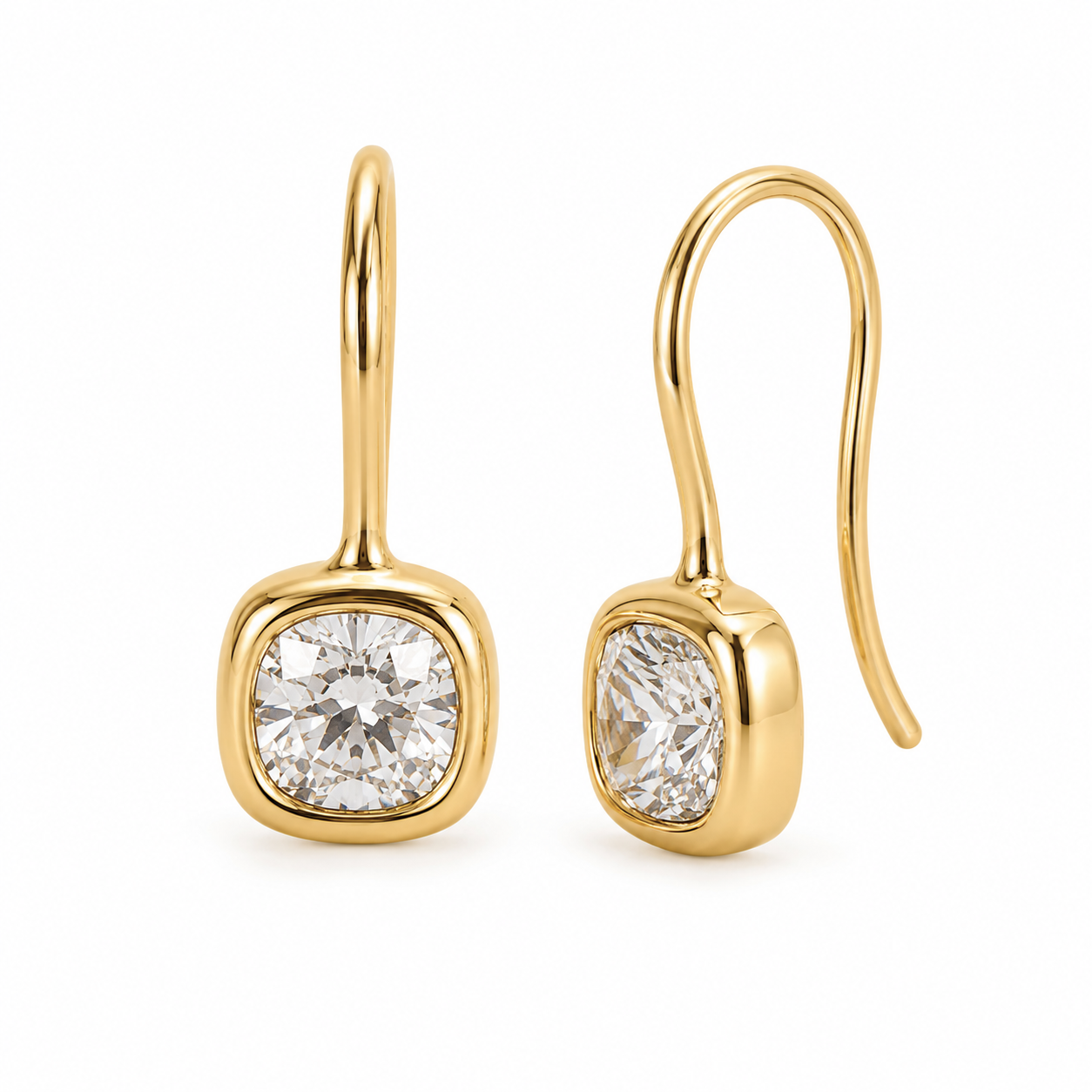 Sloane Bezel Earrings
