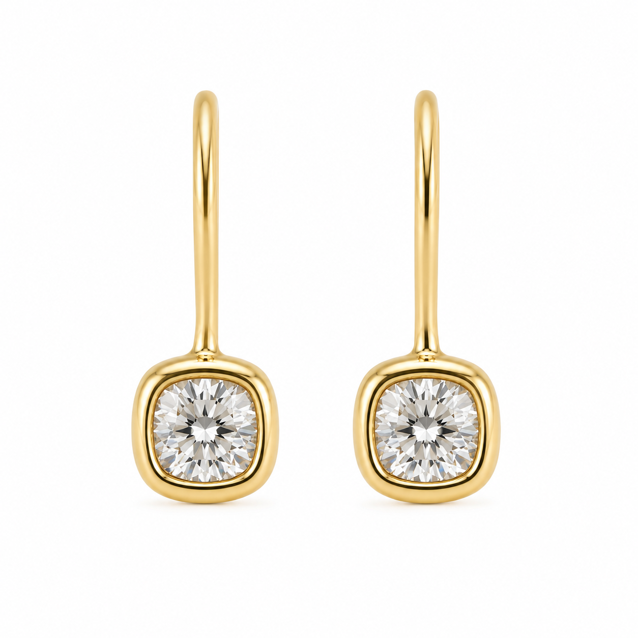 Sloane Bezel Earrings