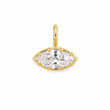 East To West Bezel Charm