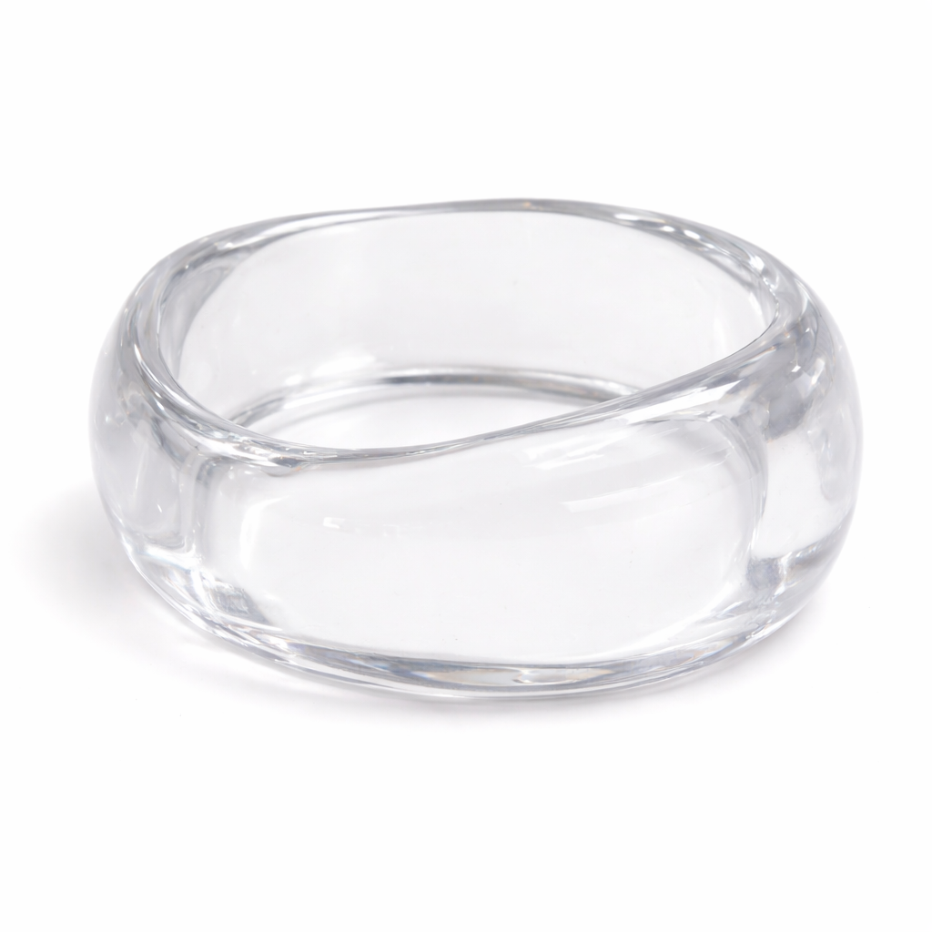 Jessie Clear Acrylic Bangle