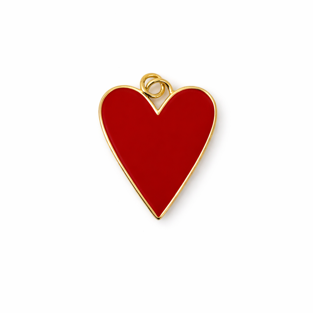 Red Heart Charm
