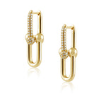 U Link Pave Earring