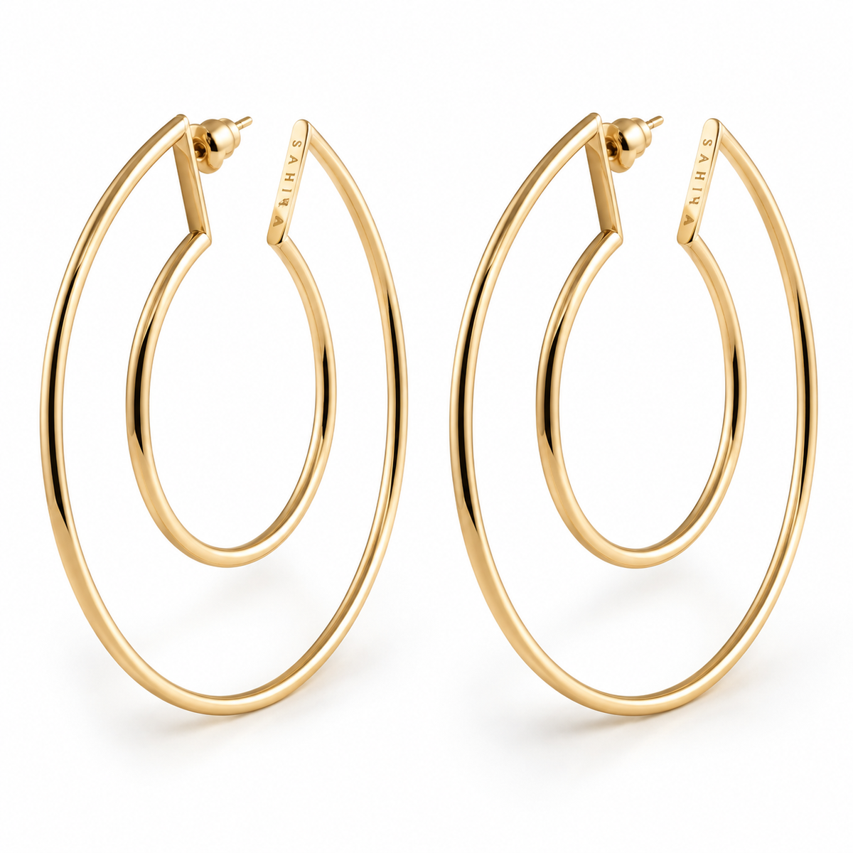 Faye Cutout Hoops