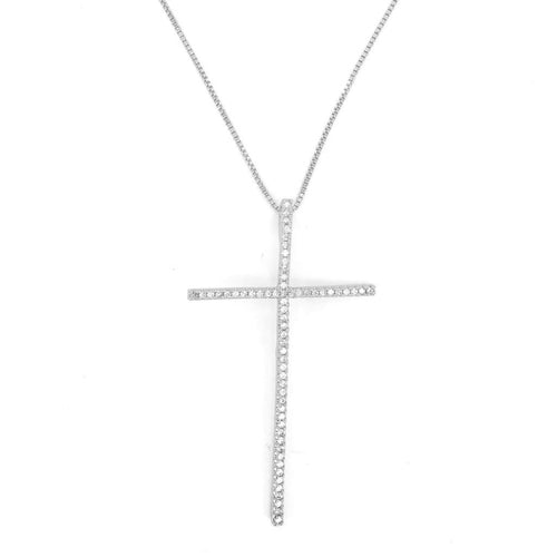 Moriah CZ Cross Necklace