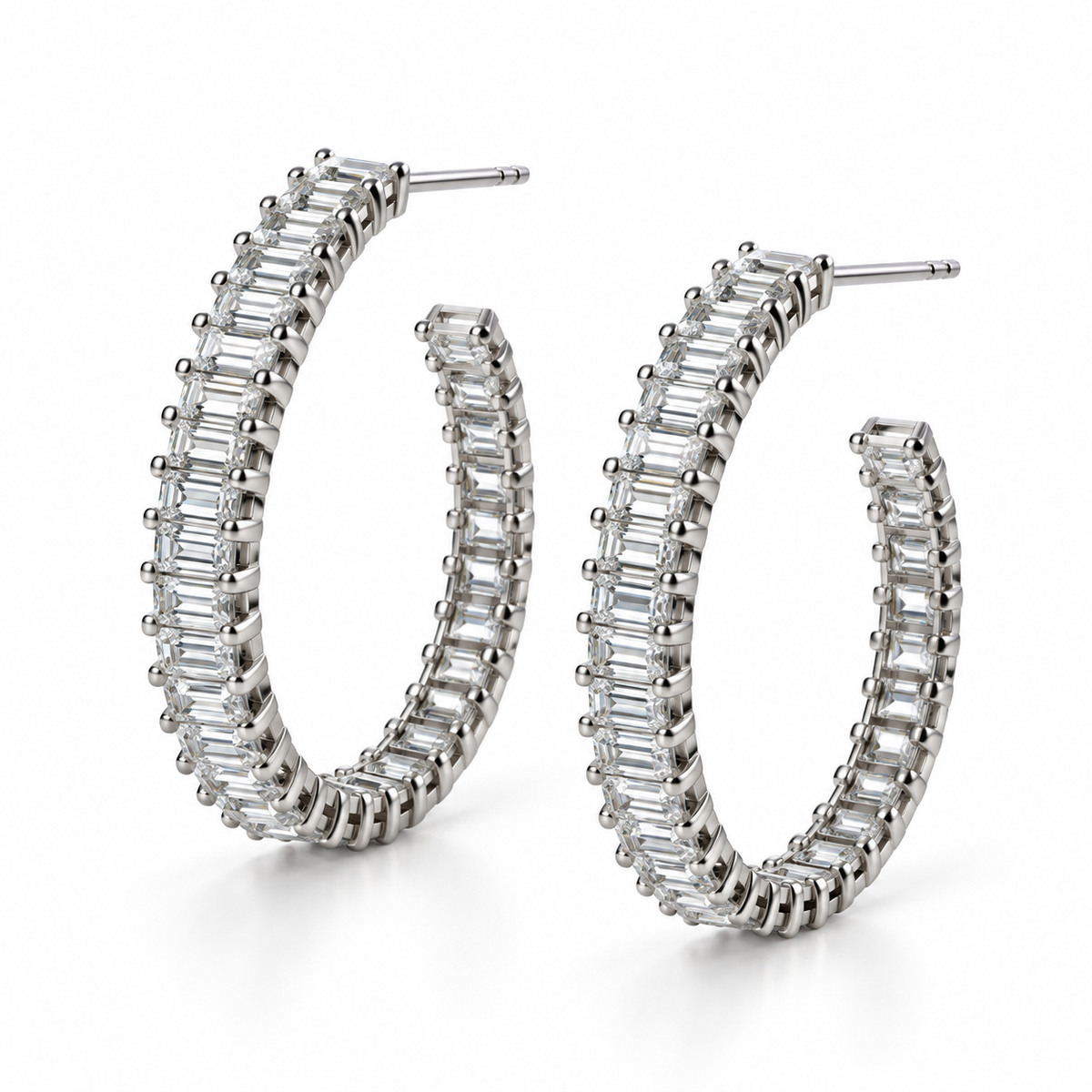 Hazel CZ Hoop
