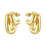 Hugo Double Hoop Earring