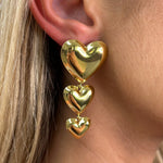 Tori Heart Drop Earring