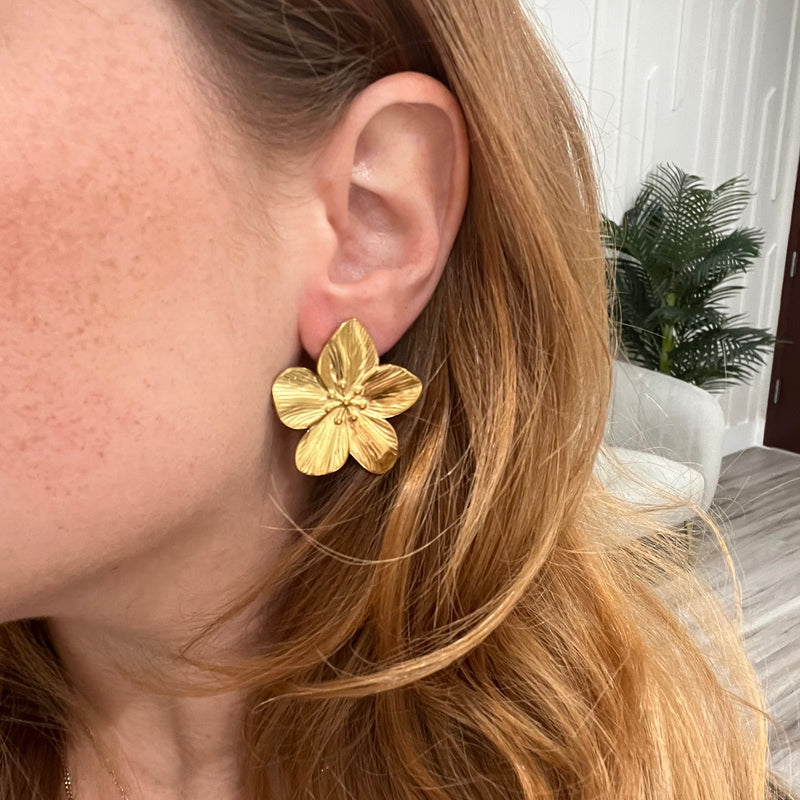 Darla Flower Earring