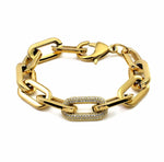 Jenna Pave Bracelet - Gold