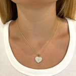 Chantel Pearl Heart Necklace