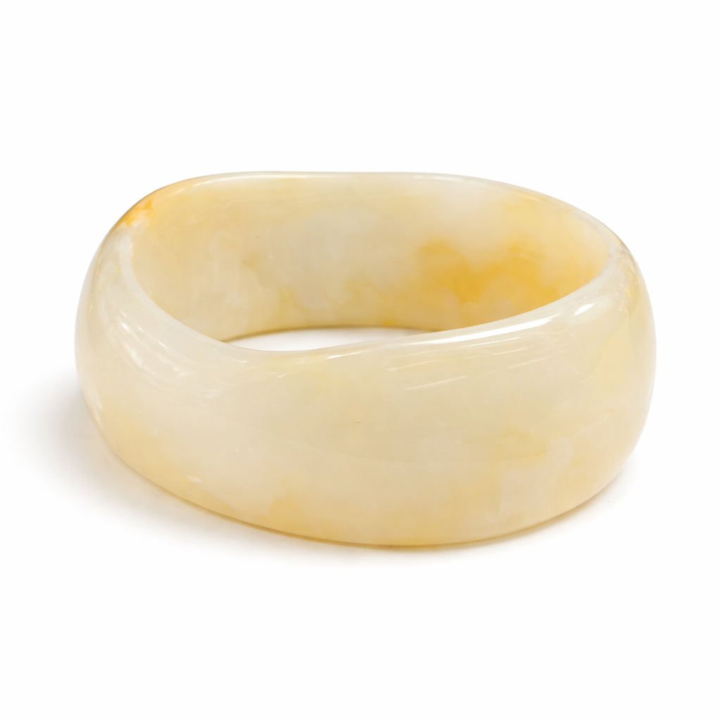 Jessie Beige Acrylic Bangle
