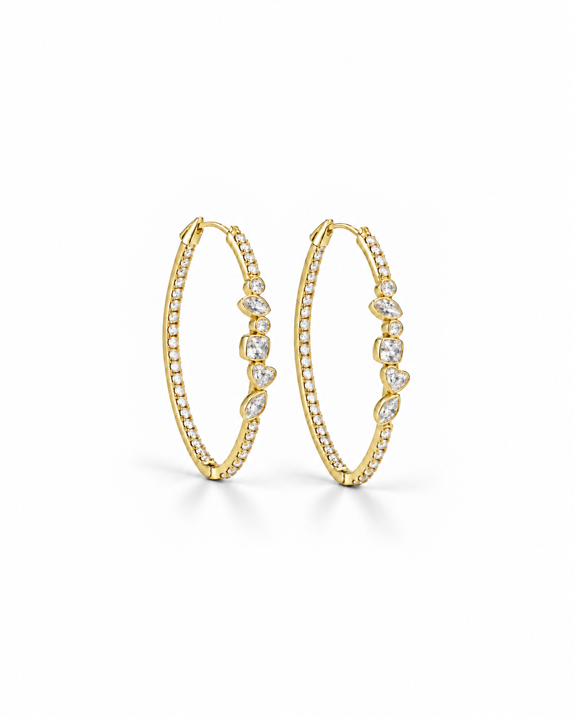 Mosaic Sparkle Hoops