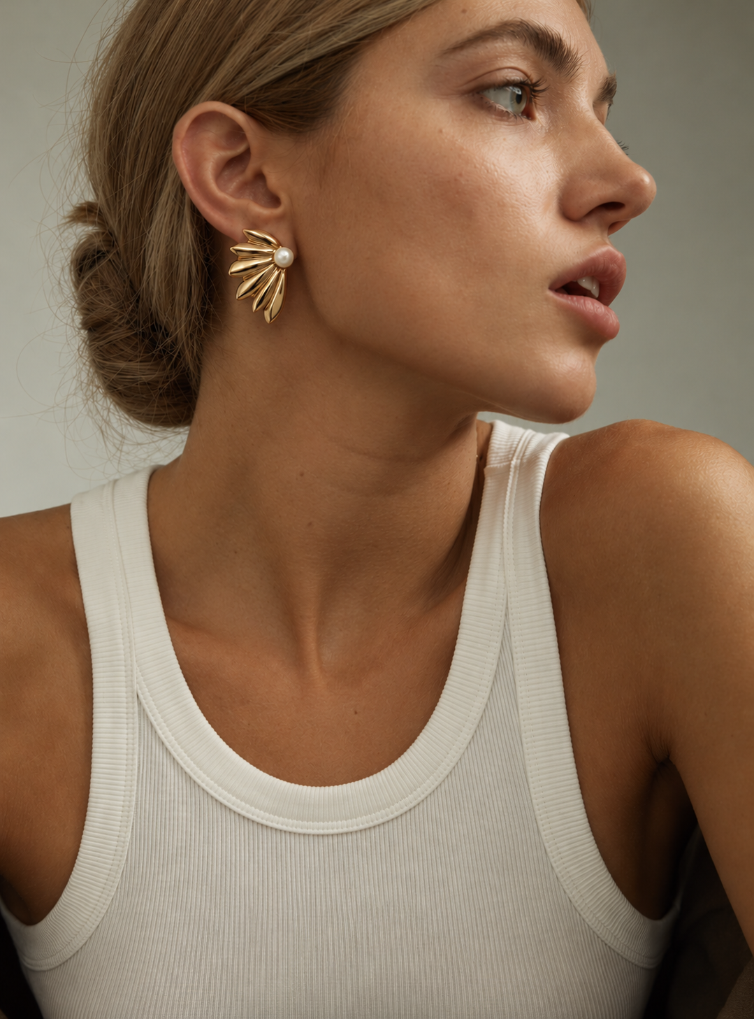 Natalie Pearl Earring