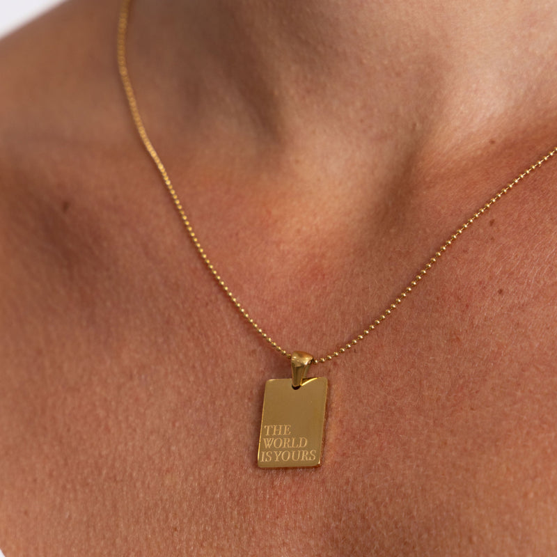 The World Is Yours Necklace