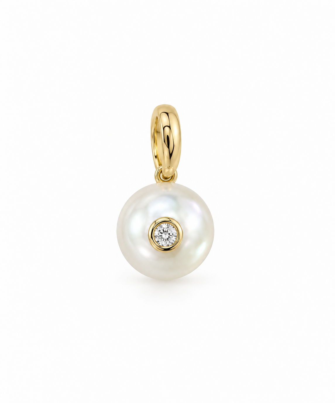 Pearl CZ Charm