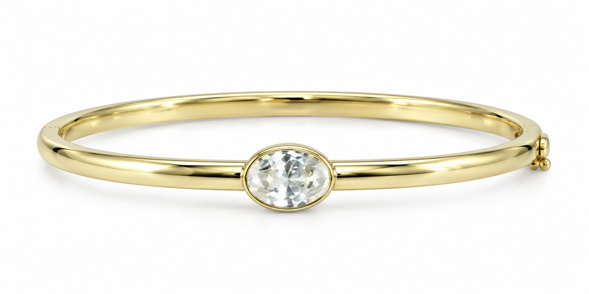 Penelope Oval Bezel Bracelet