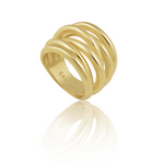 Lennon Multi Layered Gold Ring