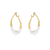 Lyric Two-Tone Earring