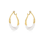 Lyric Two-Tone Earring