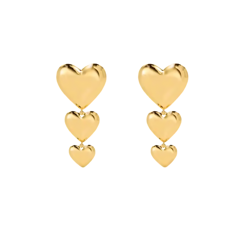 Tori Heart Drop Earring