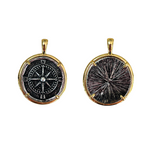 Compass Coin Necklace