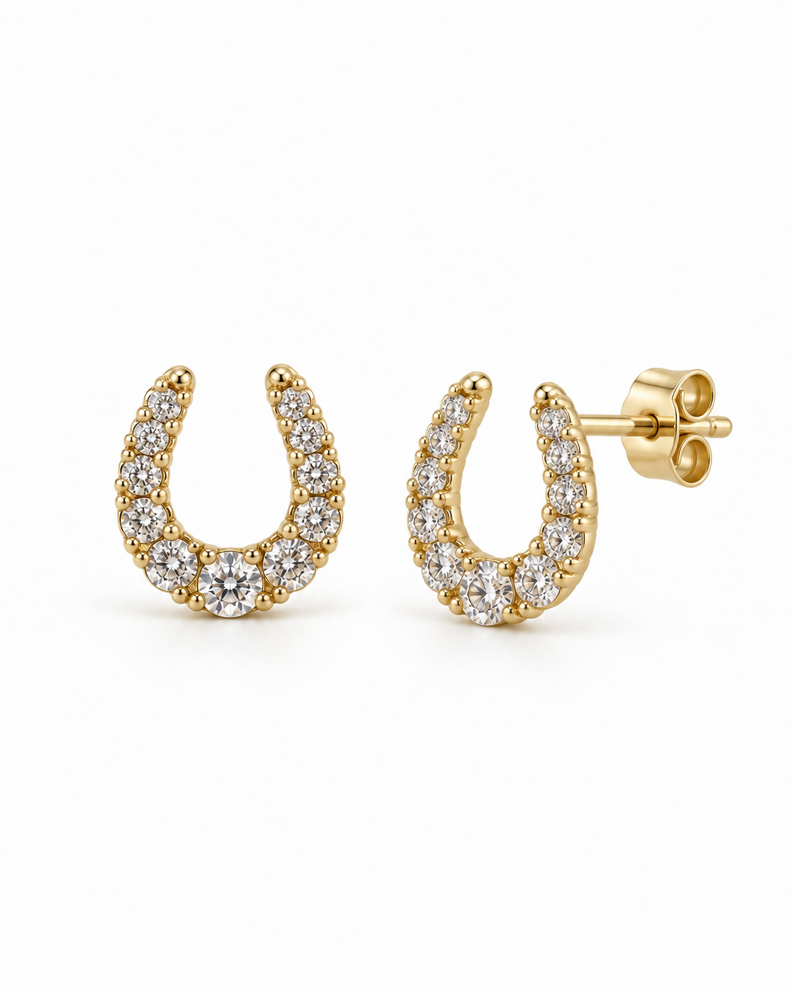 Winslet Mini Horseshoe Studs