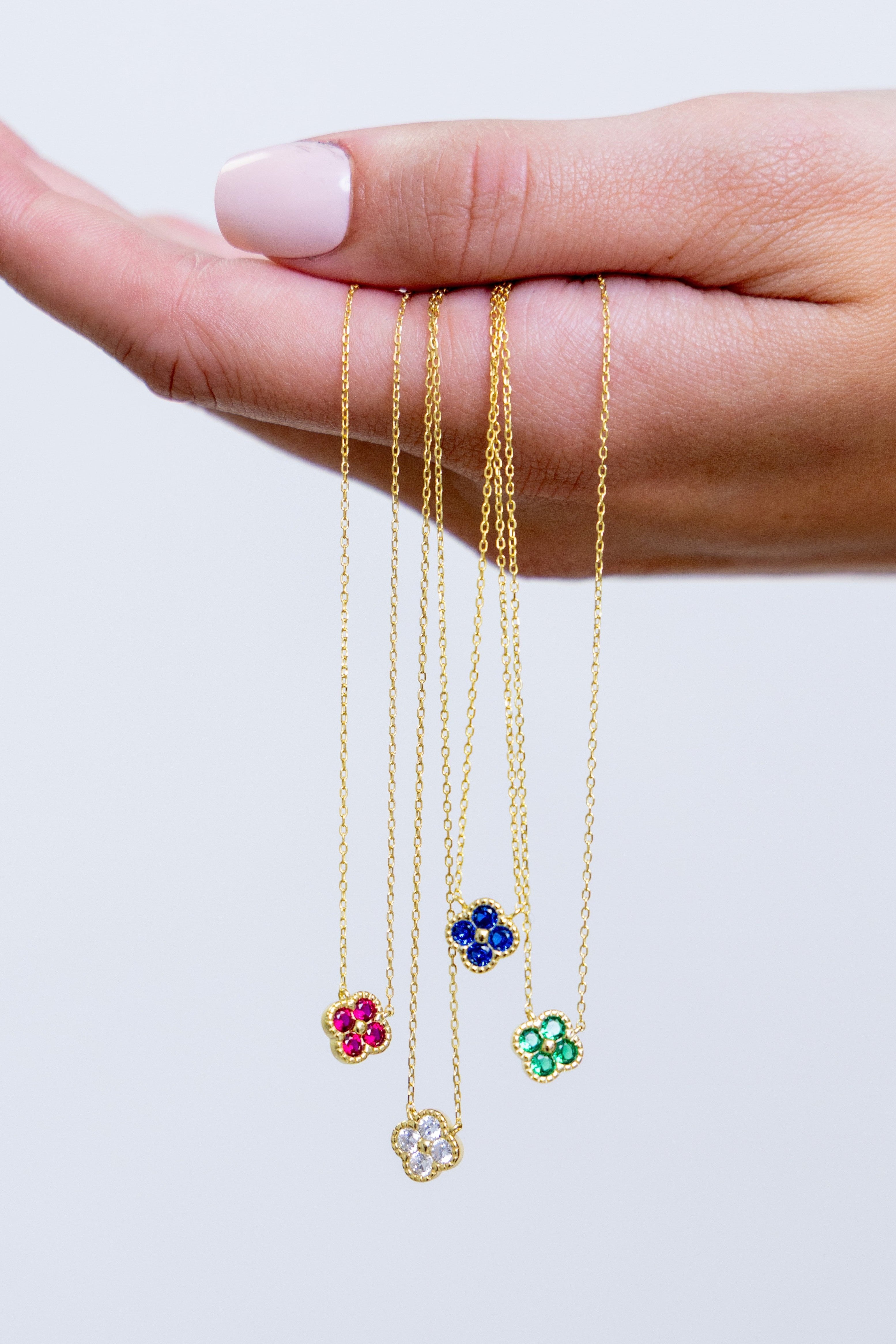 Mini Gracie CZ Pendant Necklace