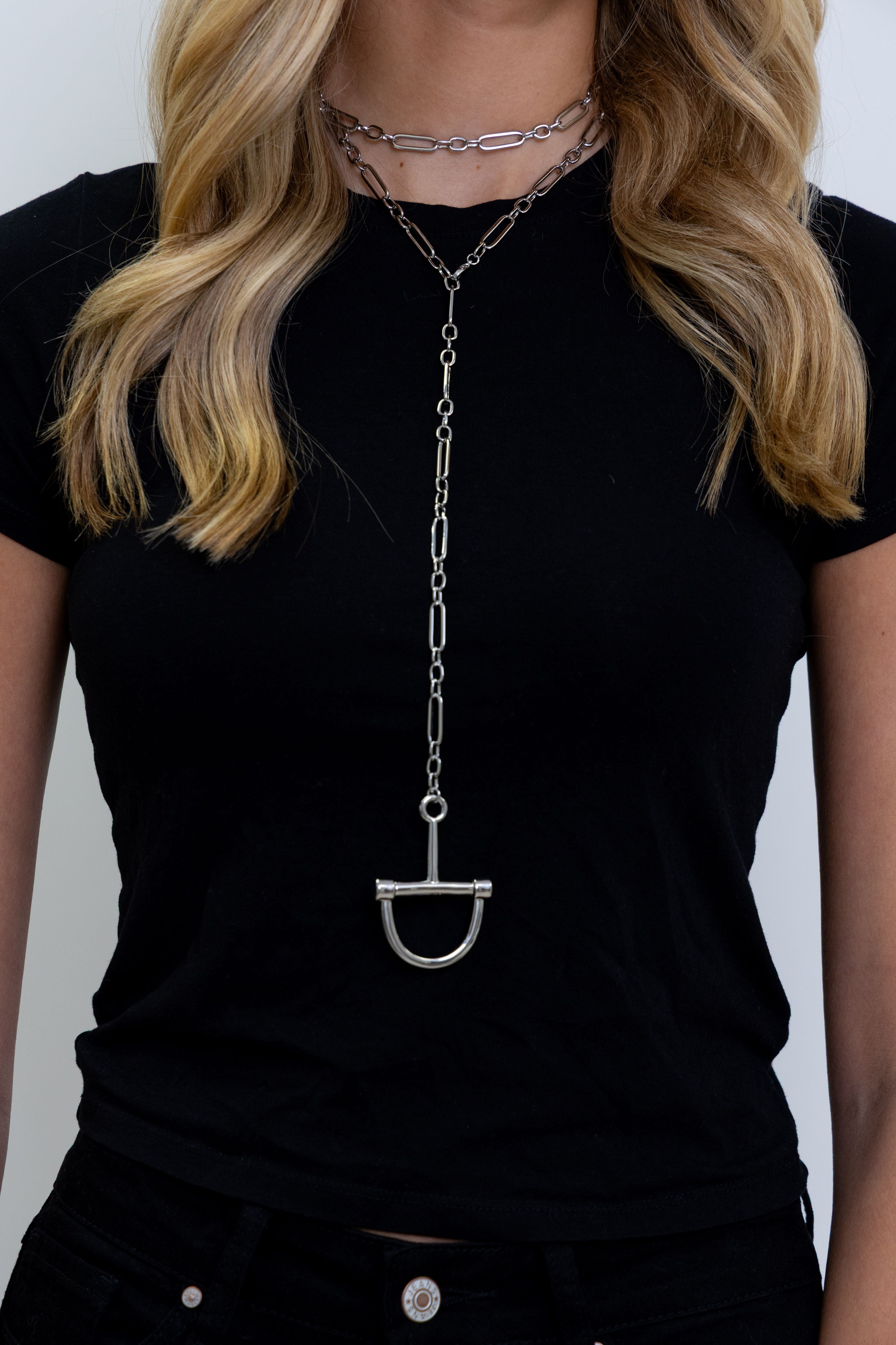 Stirrup Chain Necklace PREORDER - SHIPS 3/23