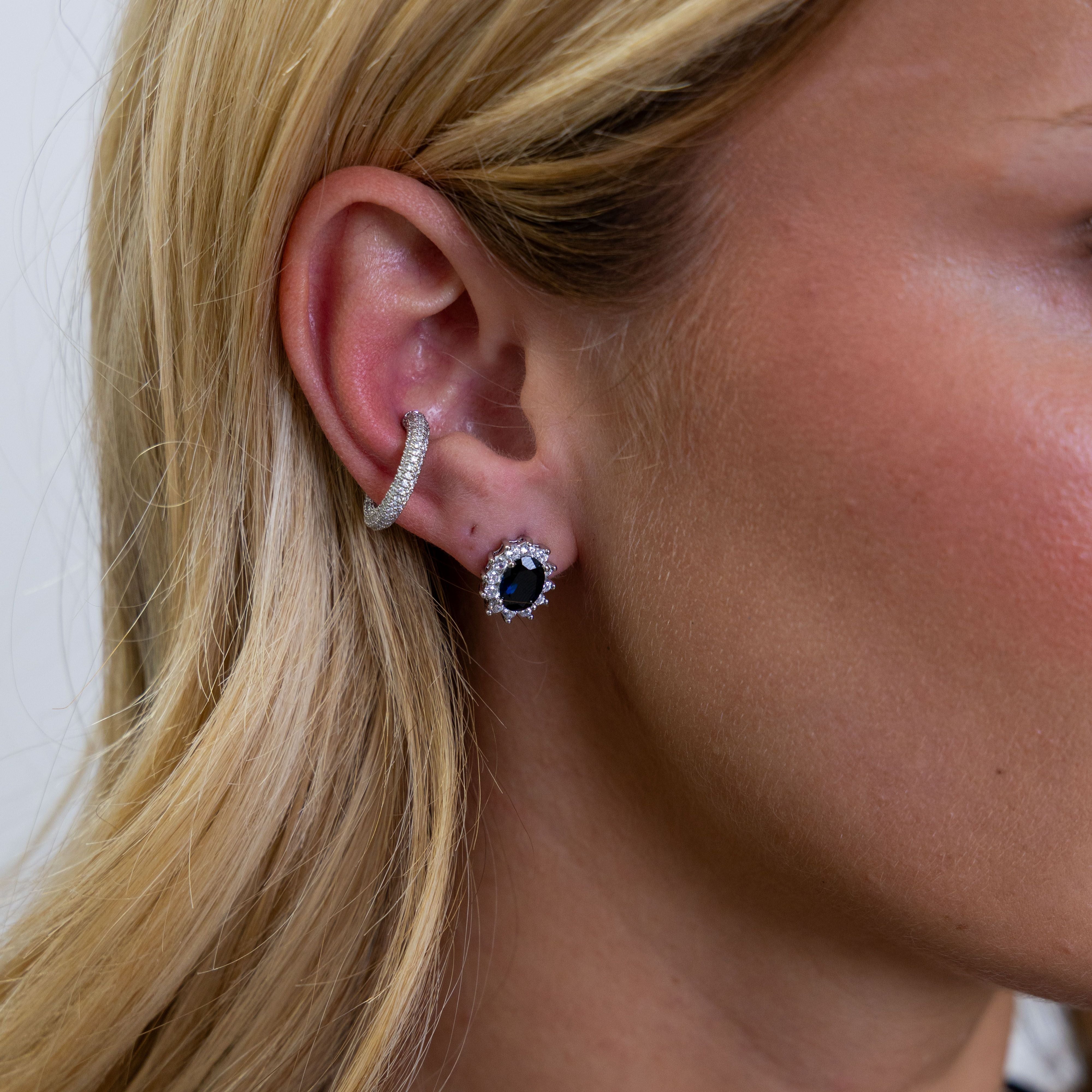 Pendientes Tinsley con circonitas