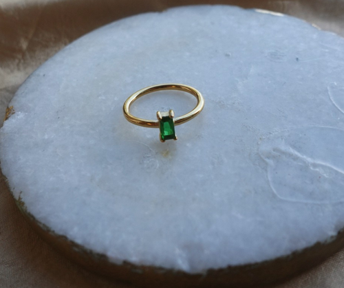 Emmie Emerald Ring