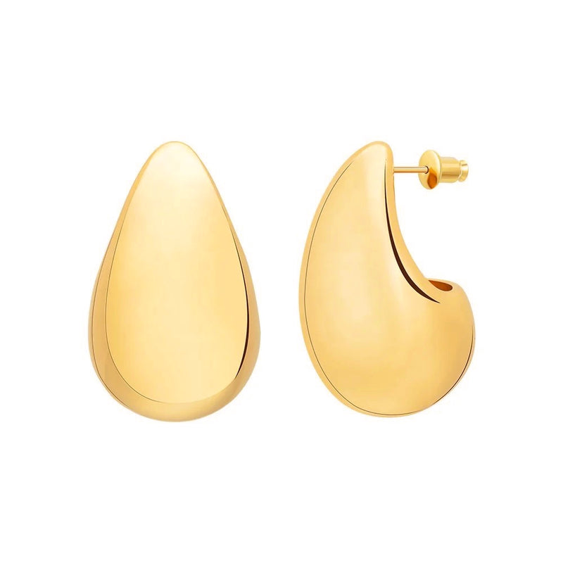 9ct Yellow Gold Teardrop Drop Earrings  Gatwards Of Hitchin
