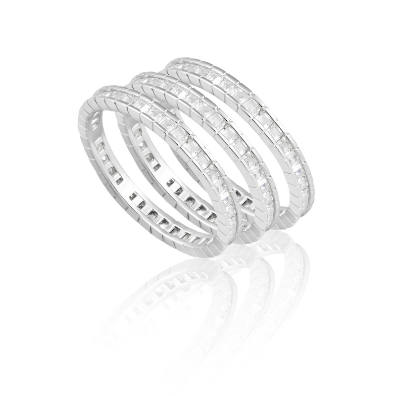 Allegra Silver Ring Set
