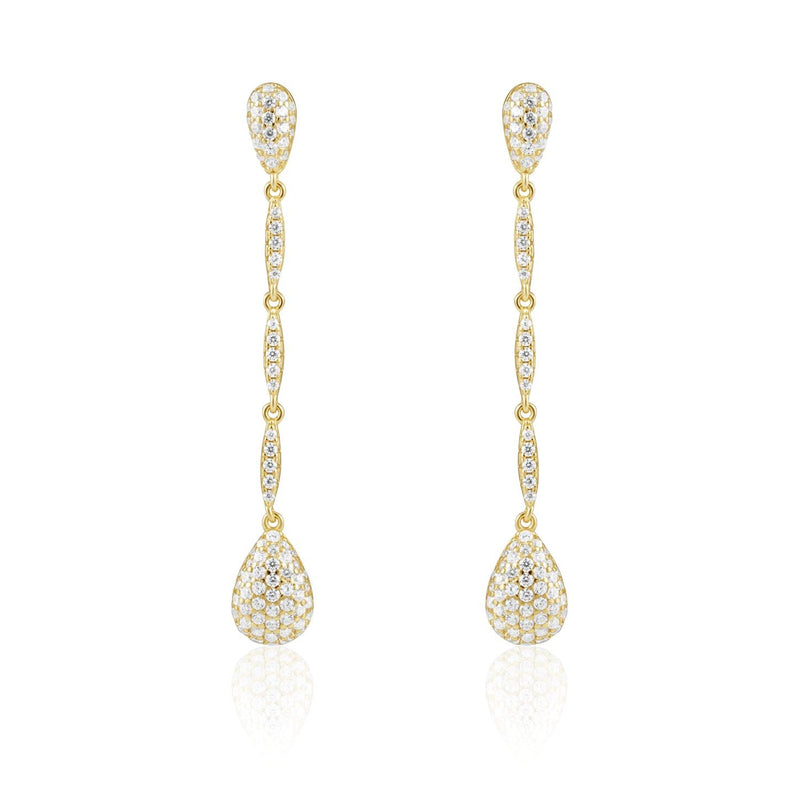Alina CZ Drop Earring Earring Sahira Jewelry Design 
